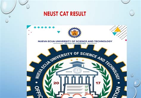 neust cat result
